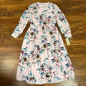 Nanette Lenore Long Sleeve Floral Dress NWT